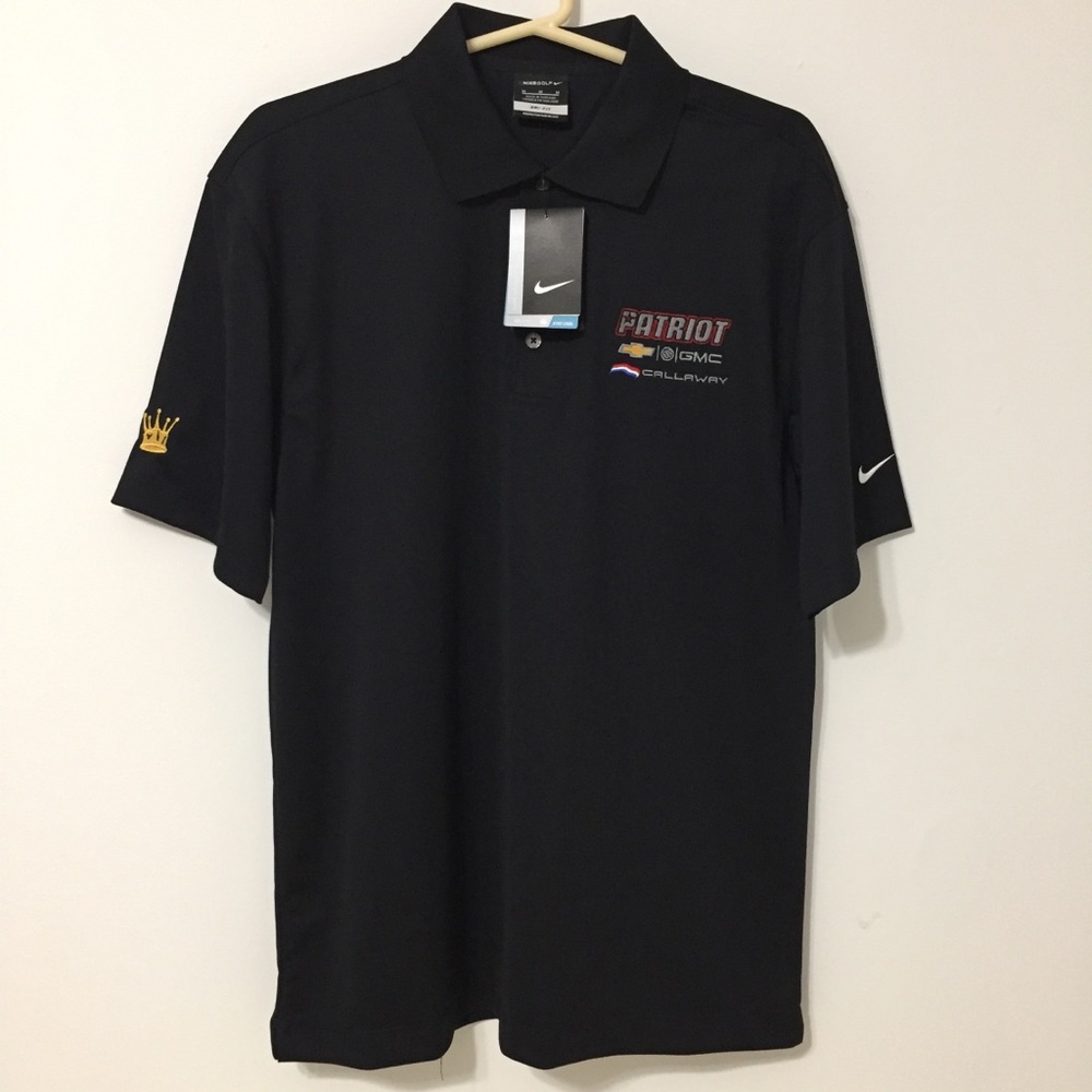 NIKE GOLF DRI FIT | Golf Shirt Black | Men M